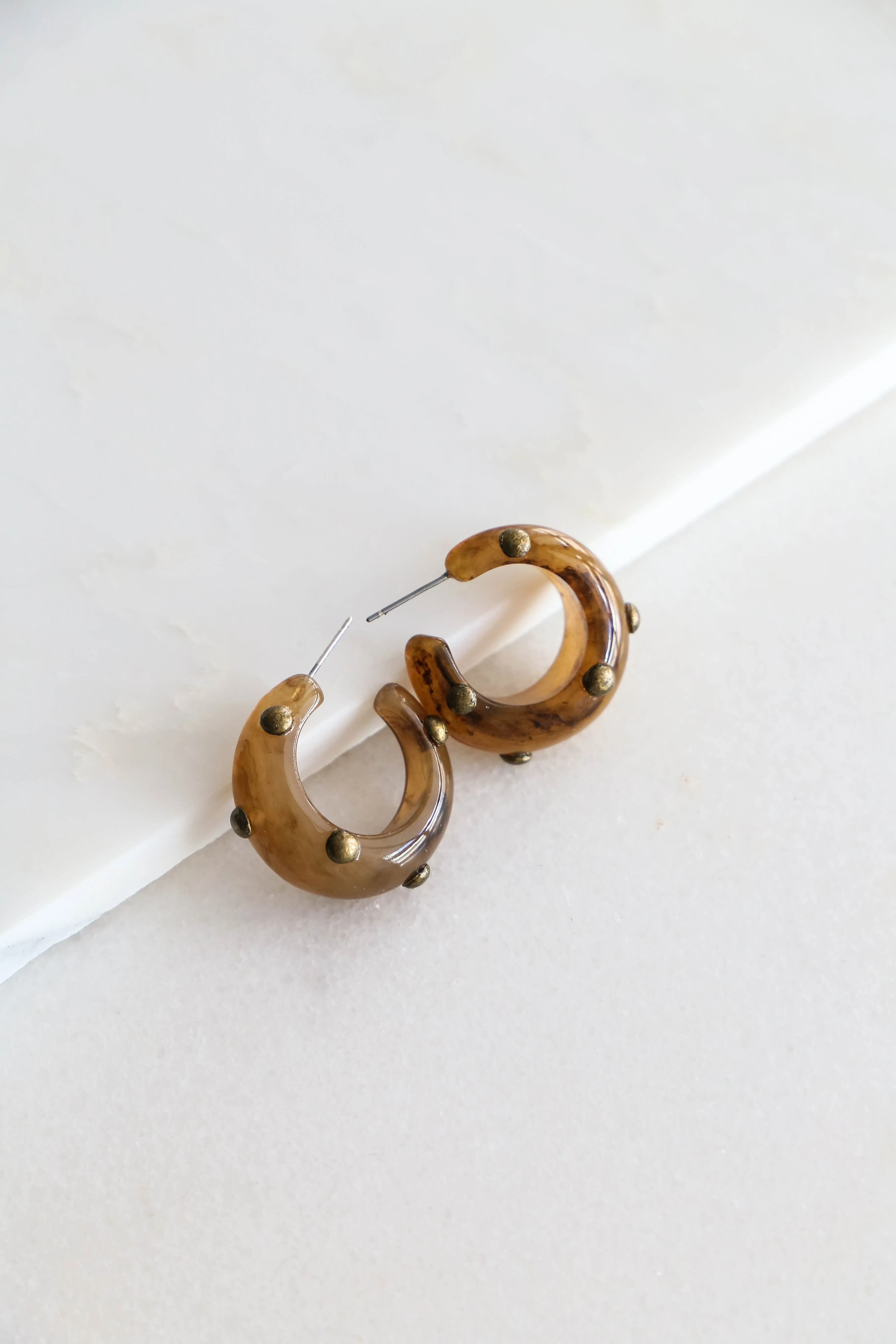 Lucite (Vintage) Hoop Earrings