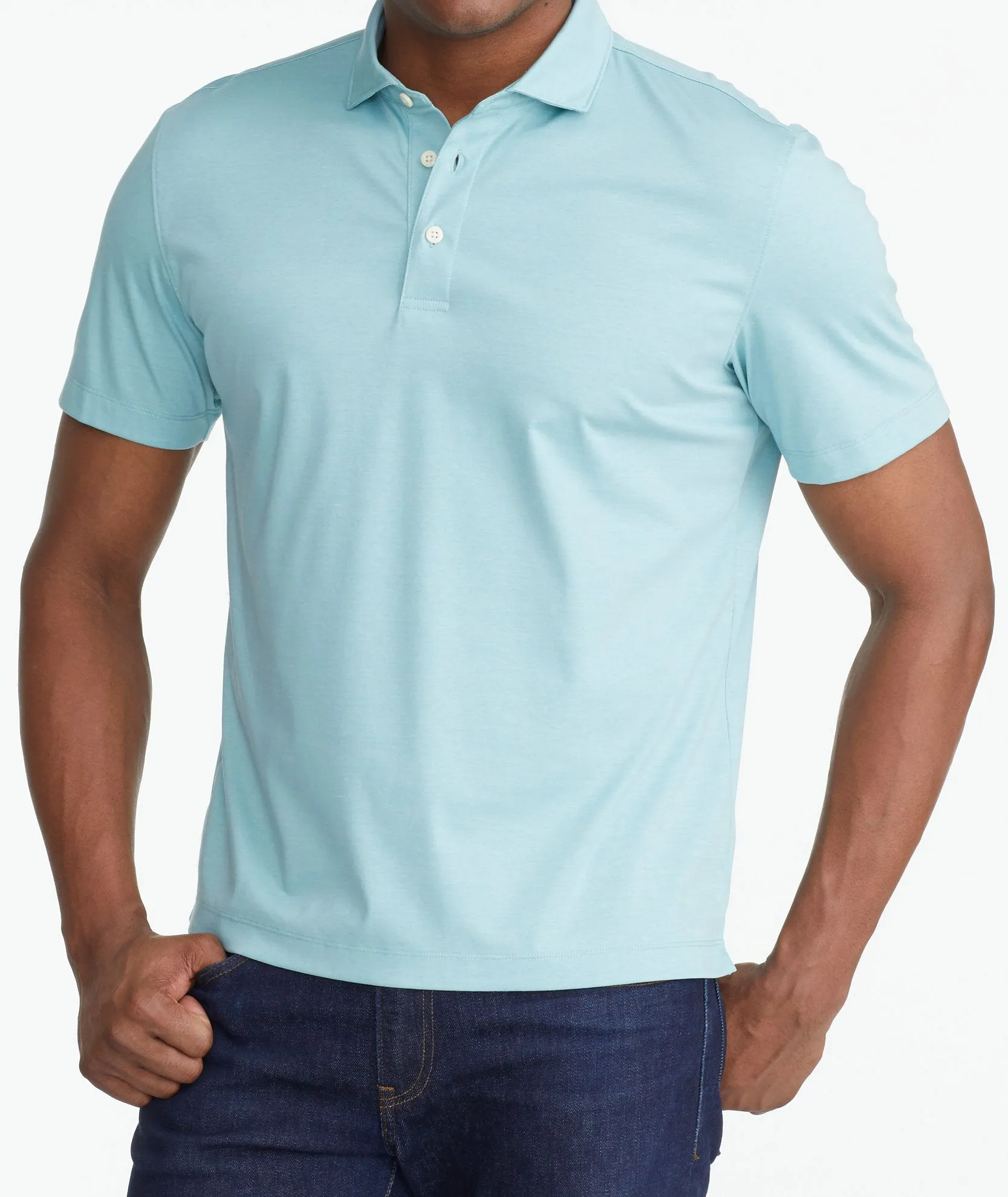 Luxe Wrinkle-Free Pique Polo - FINAL SALE