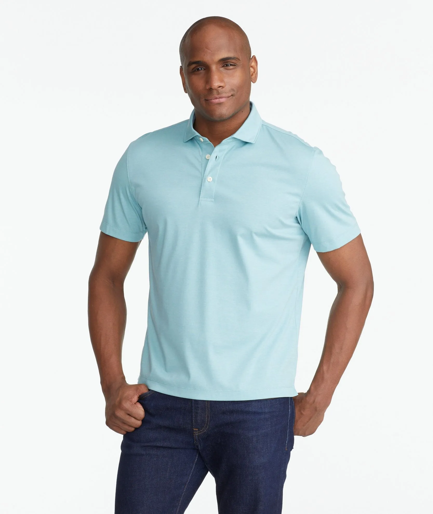 Luxe Wrinkle-Free Pique Polo - FINAL SALE