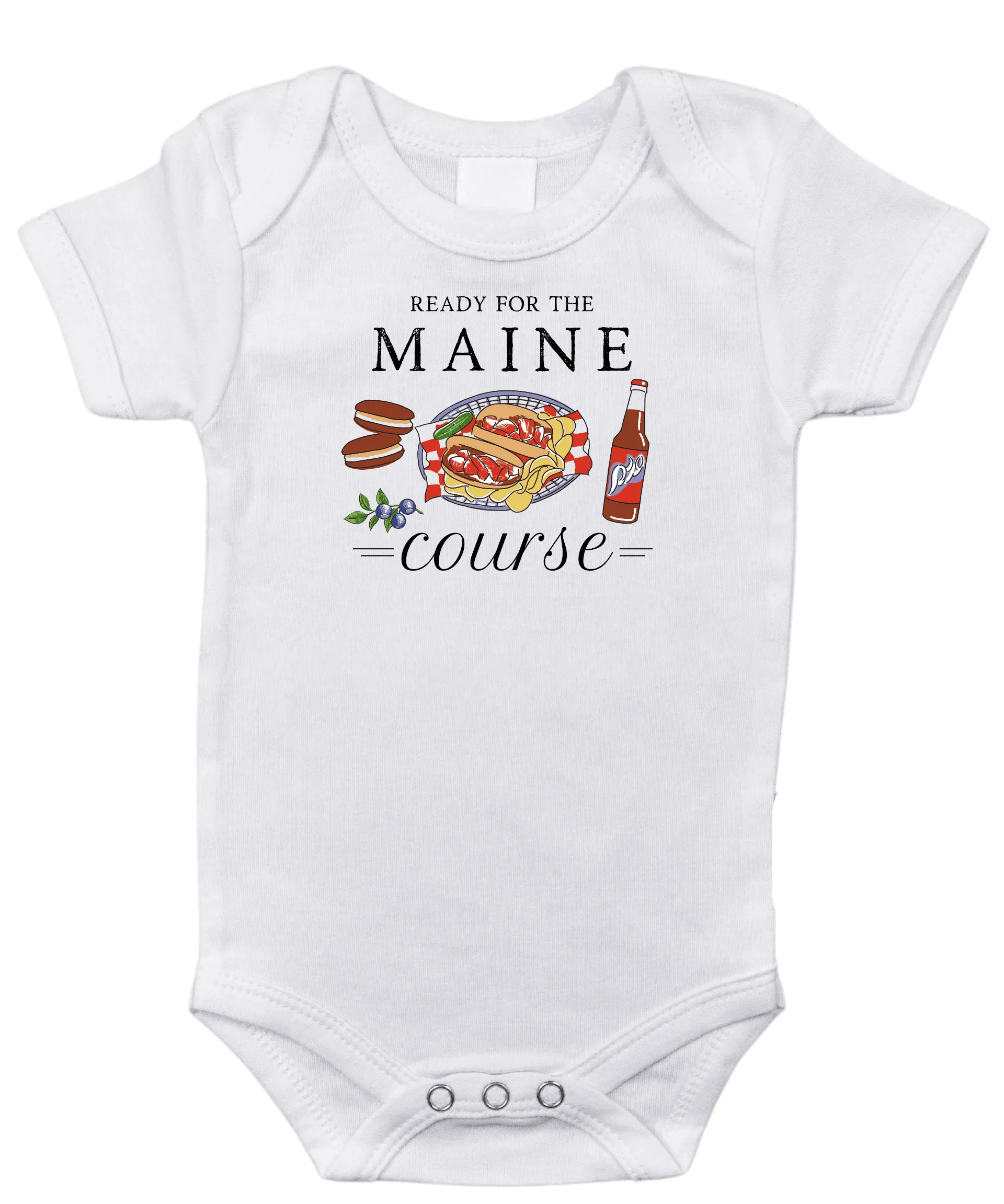 Maine Course Baby Onesie