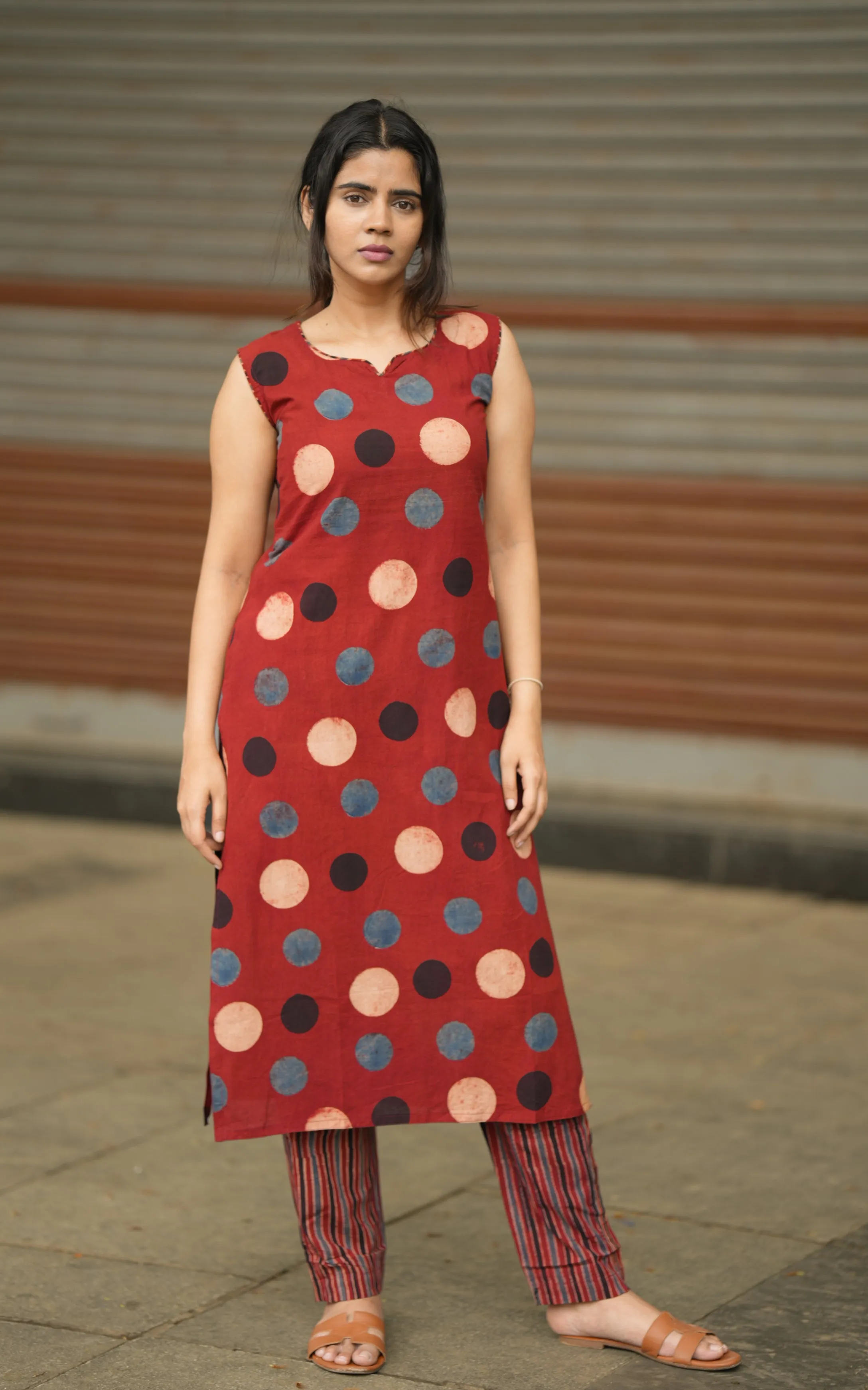 Mars Maroon (Kurti Pant)