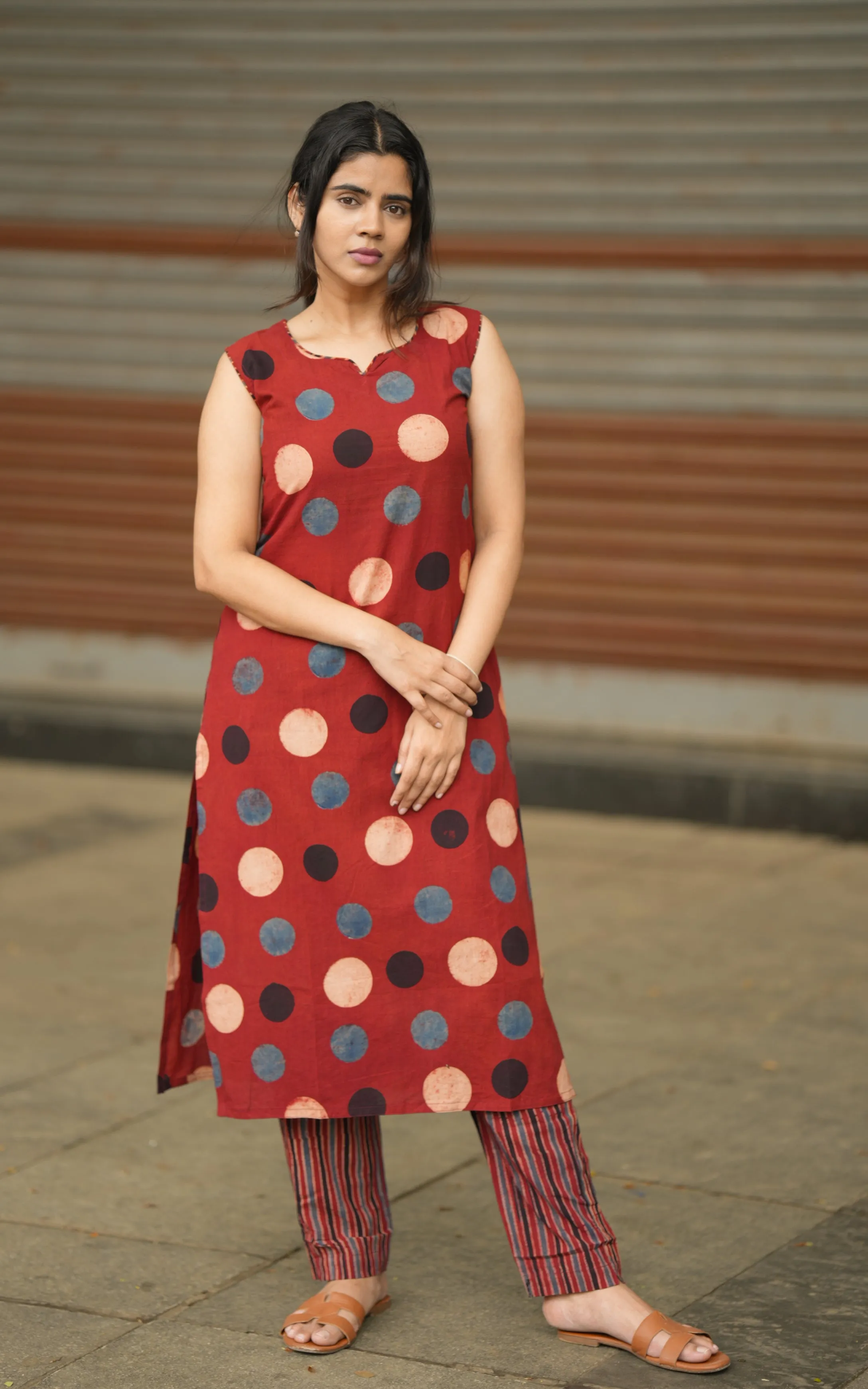 Mars Maroon (Kurti Pant)