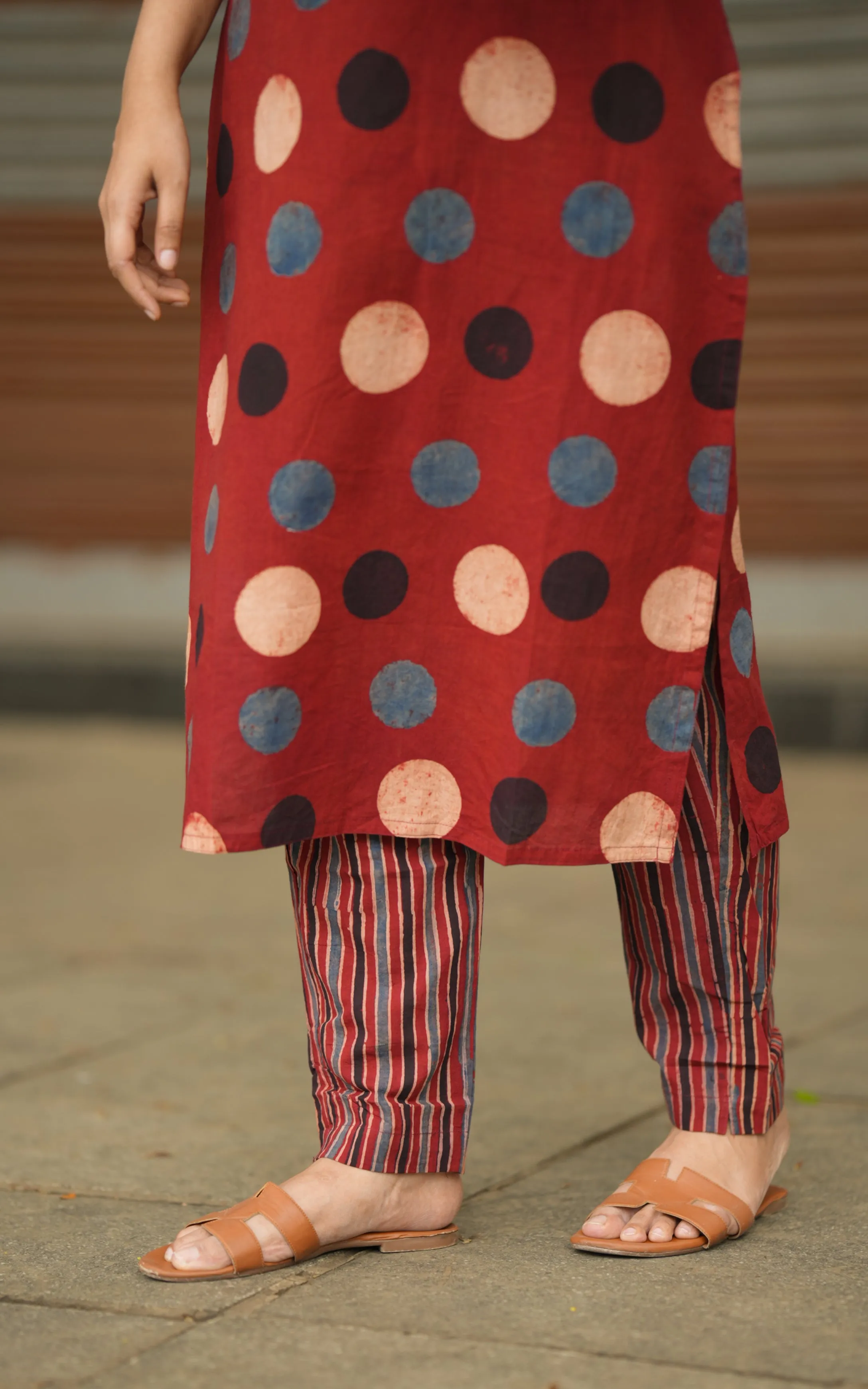 Mars Maroon (Kurti Pant)