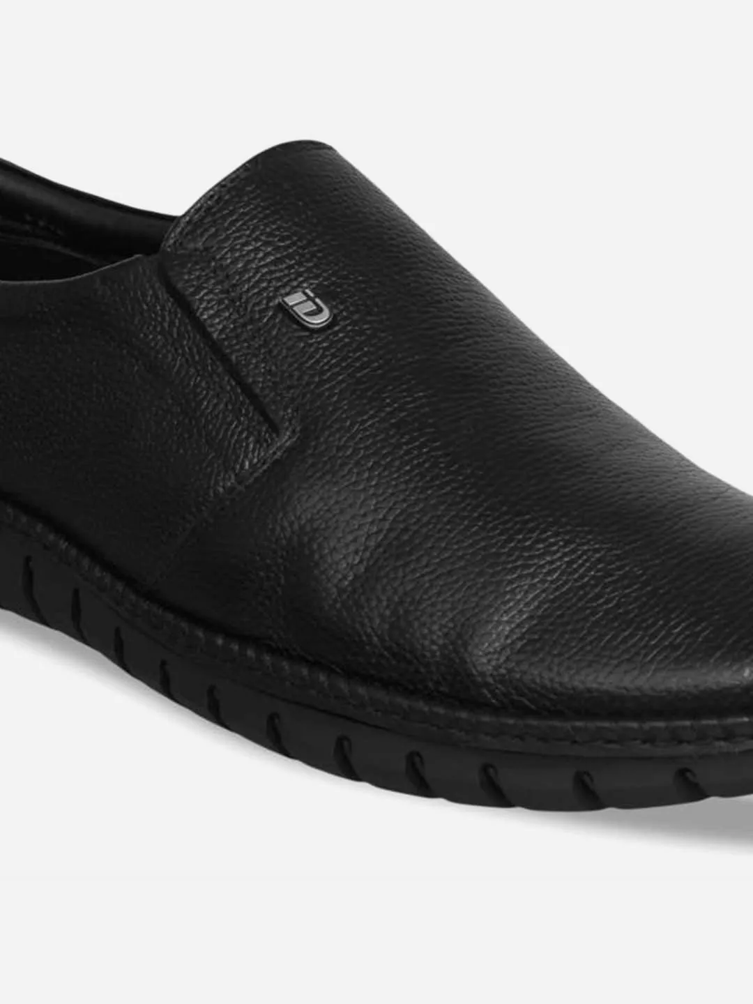 Men's Black Comfort Fit Semi Formal Slip On (ID2071)