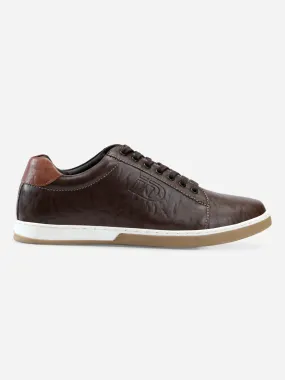 Men's Brown Round Toe Lace Up Casual (ID3037)