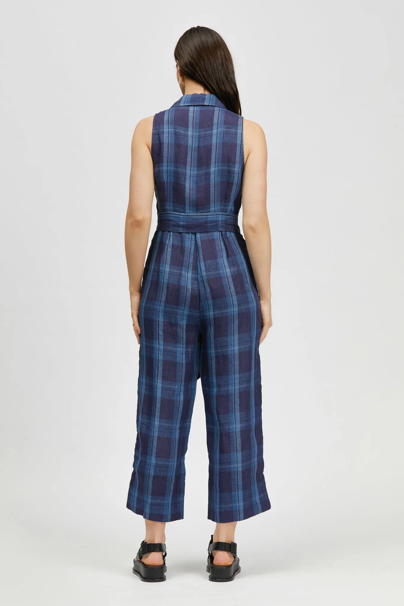 Mocanal Onesie Blue/Navy Check