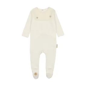 Mon Tresor Baby Knitted Nobility Boys Footie Ivory