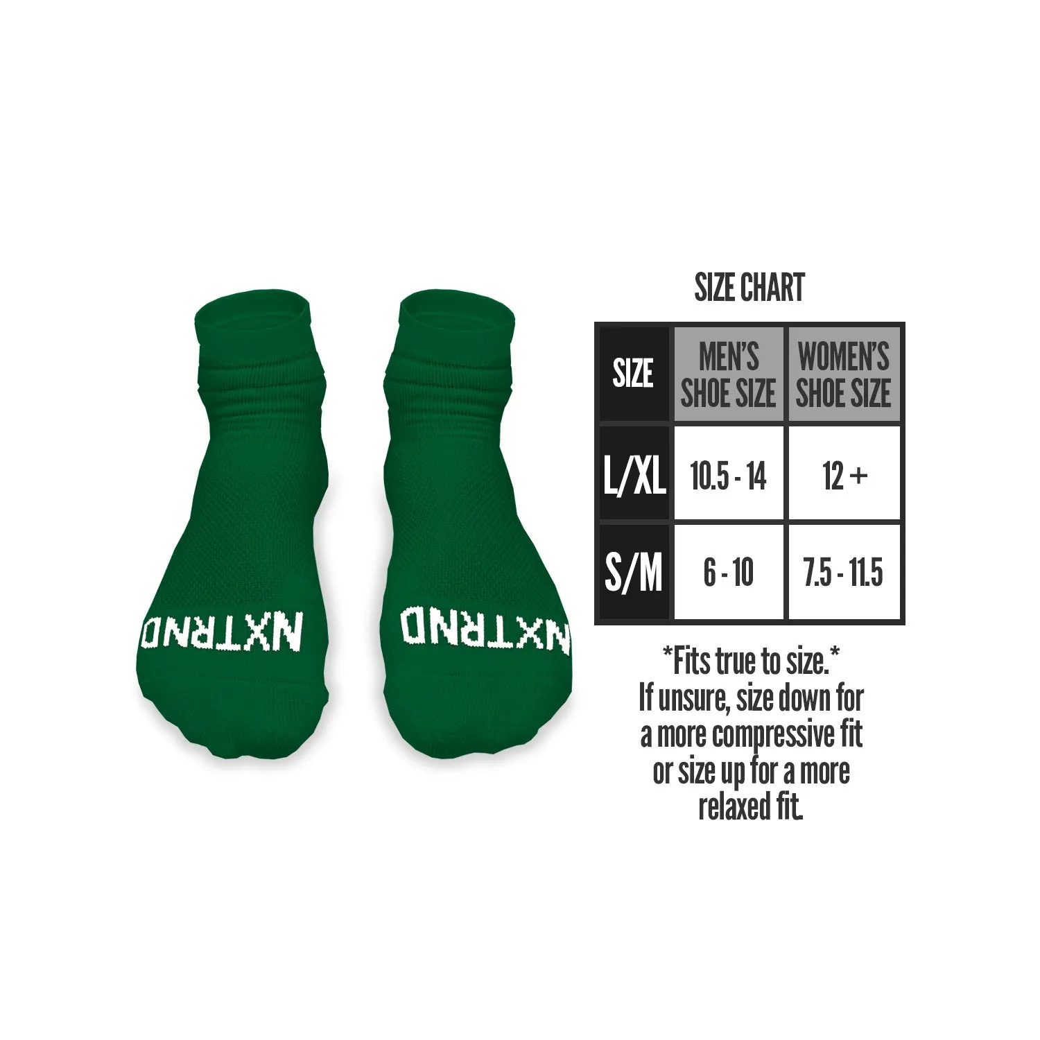 NXTRND Quarter Socks Green (3-Pairs)