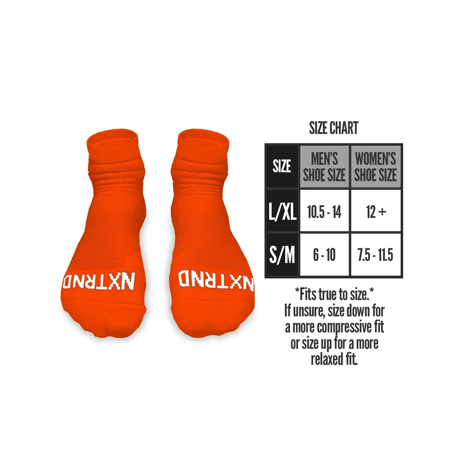 NXTRND Quarter Socks Orange (3-Pairs)