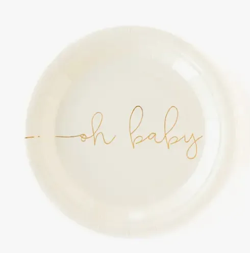 Oh Baby Plates