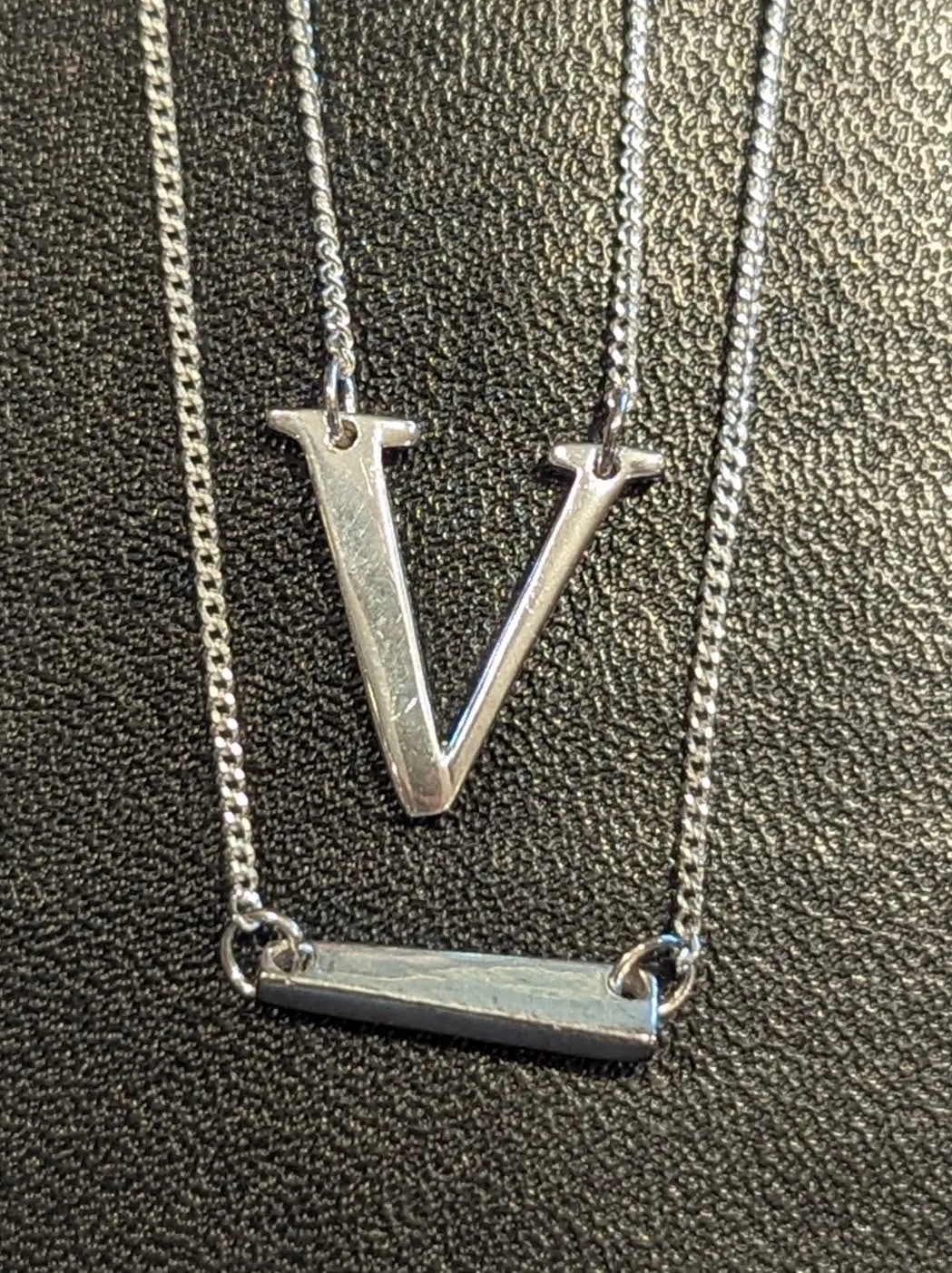 Petite Tiered Valor Necklace - Sterling Silver