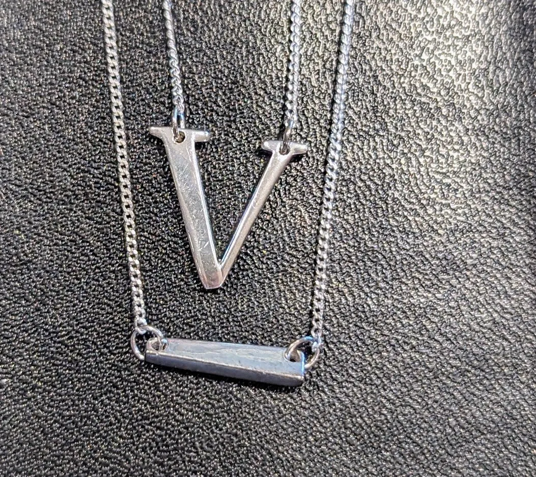 Petite Tiered Valor Necklace - Sterling Silver