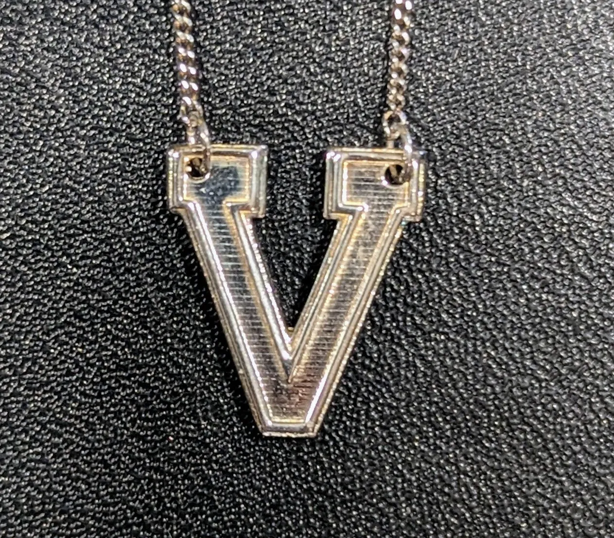 Petite Valor Athletic "V" Necklace - Sterling Silver