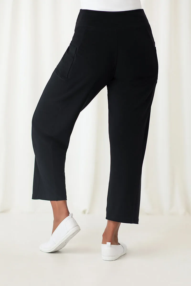 Pocket Ankle Pant | Black