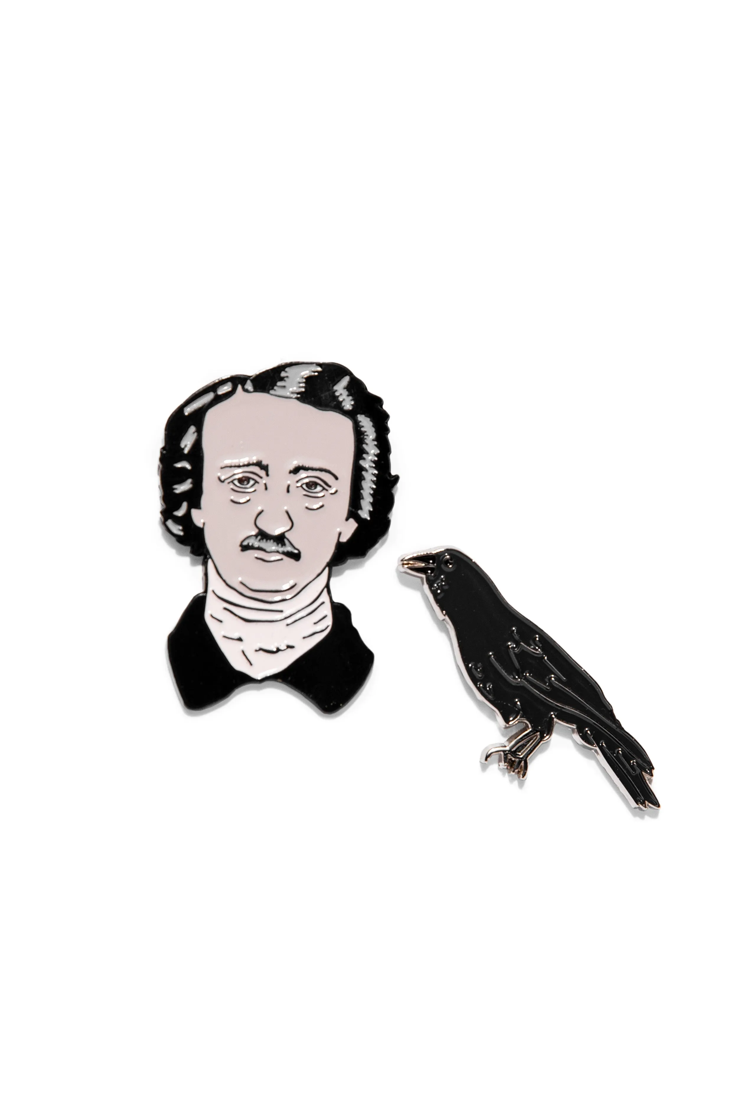 Poe & Raven Pins