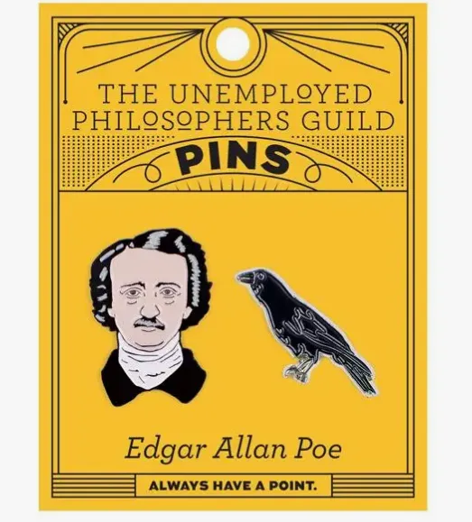 Poe & Raven Pins