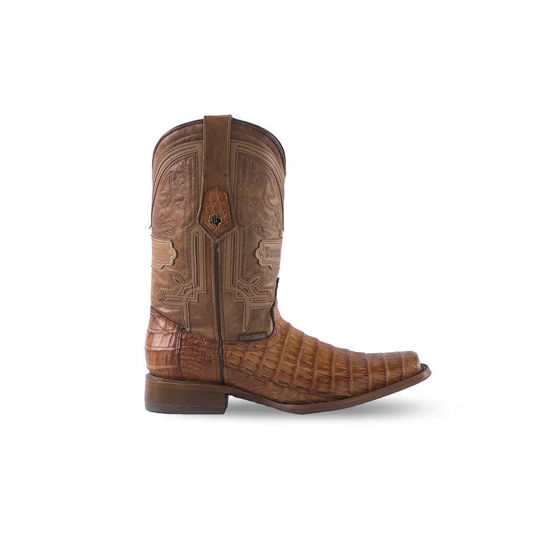 Promo Texas Country Exotic Boot  Belly Ext Camel  Fonseca H-TC Toe