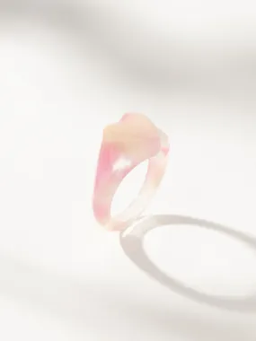 Resin Heart Ring