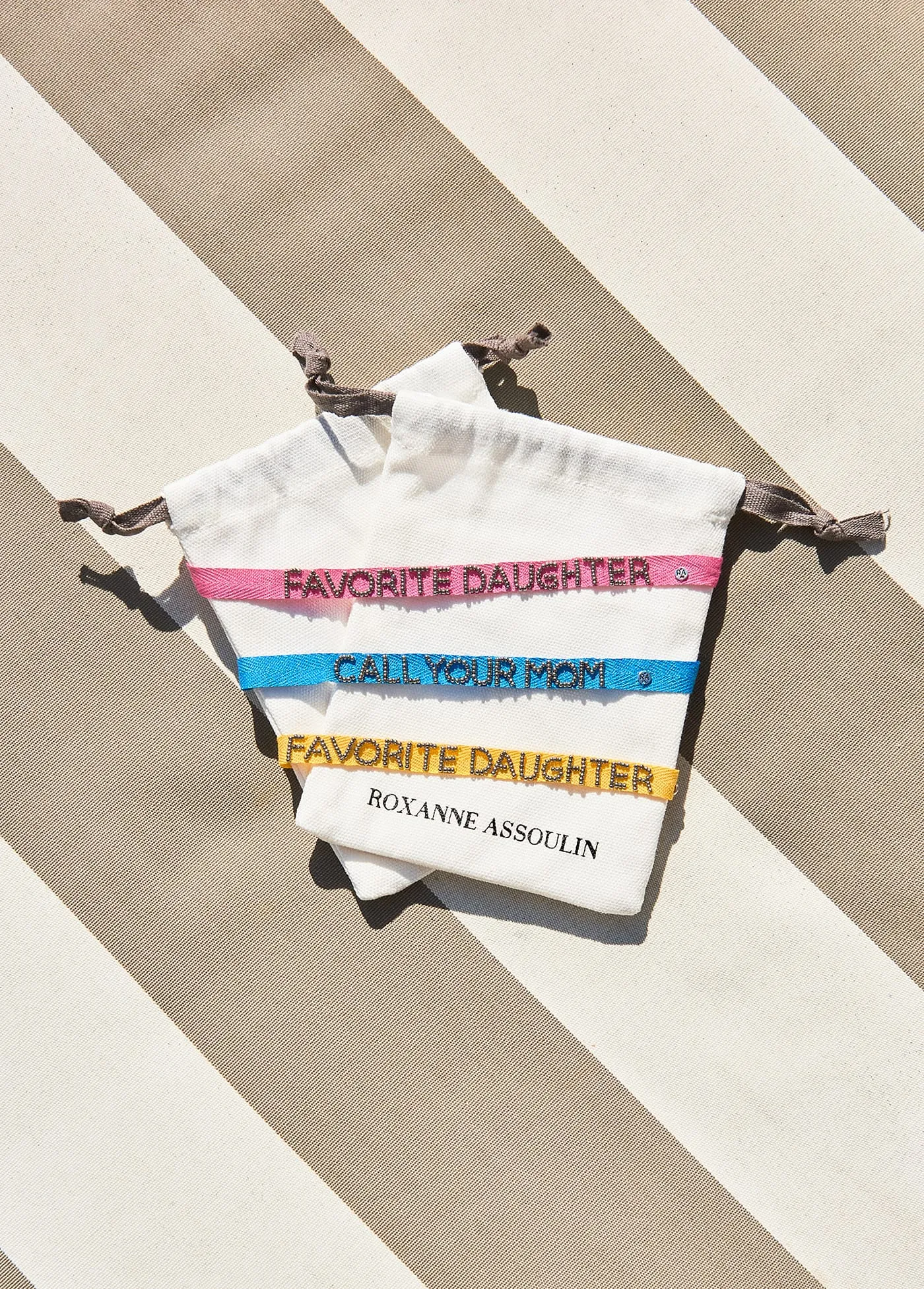 ROXANNE ASSOULIN X FAVORITE DAUGHTER // "FAVORITE DAUGHTER" TIE ONE ON BRACELET