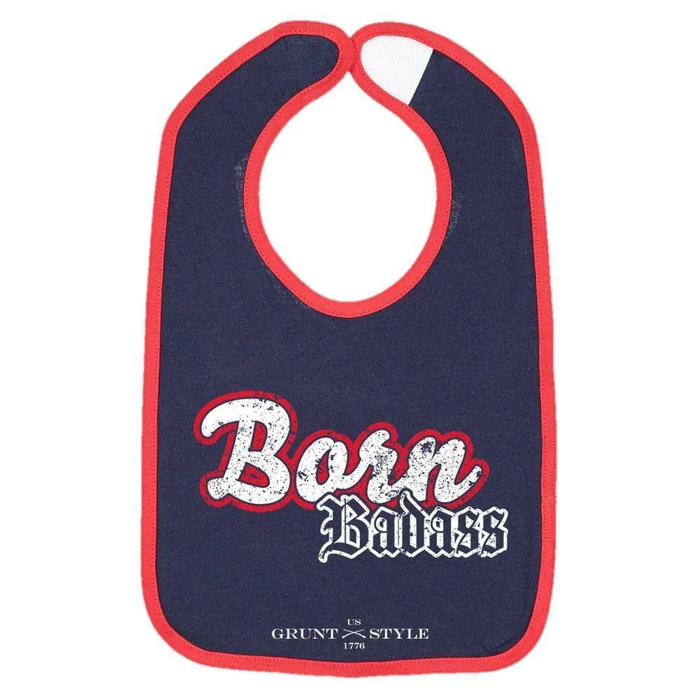 Runt Style Born Badass Bib