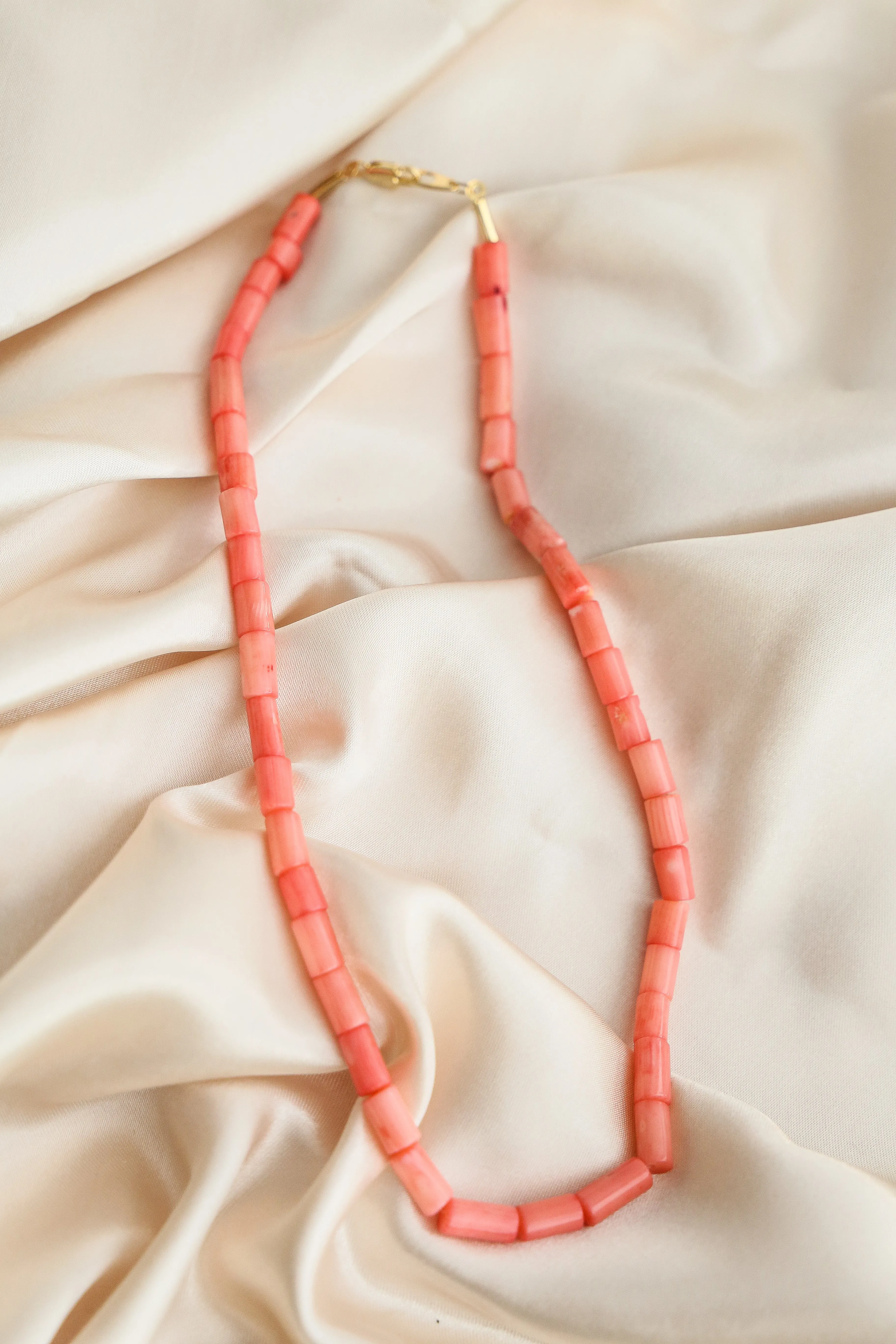 Salmon Coral Reef Necklace