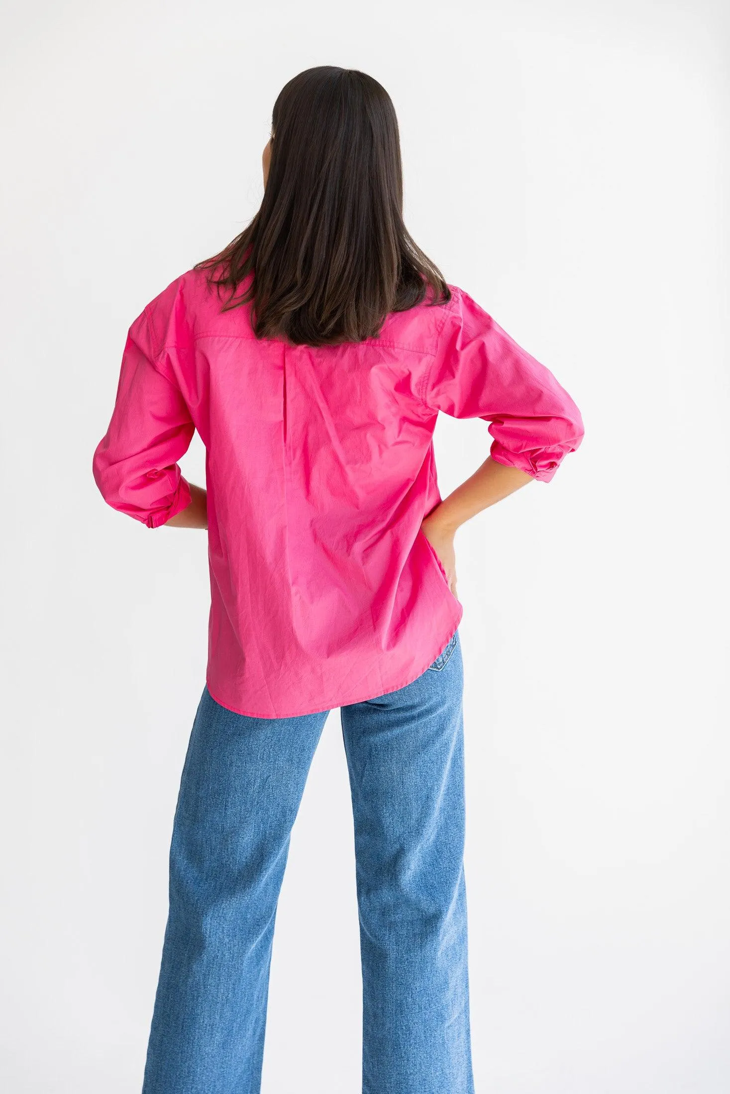 Selenia Pink Poplin Shirt