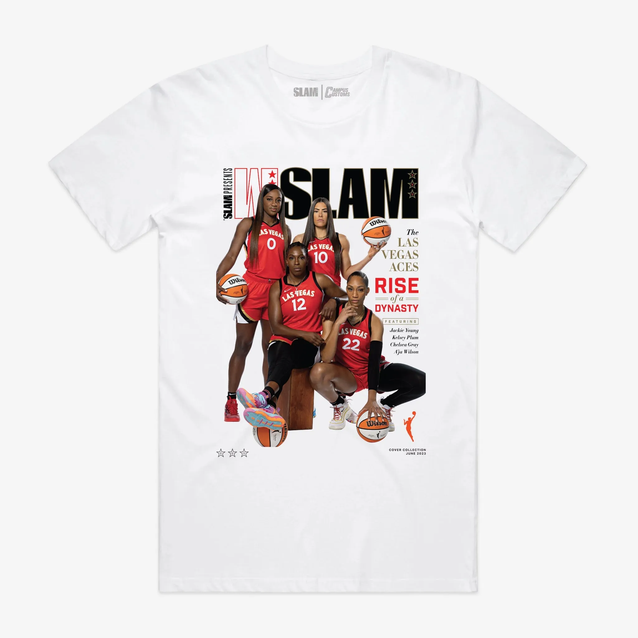 SLAM Cover Tee - Las Vegas Aces (WSLAM 3)