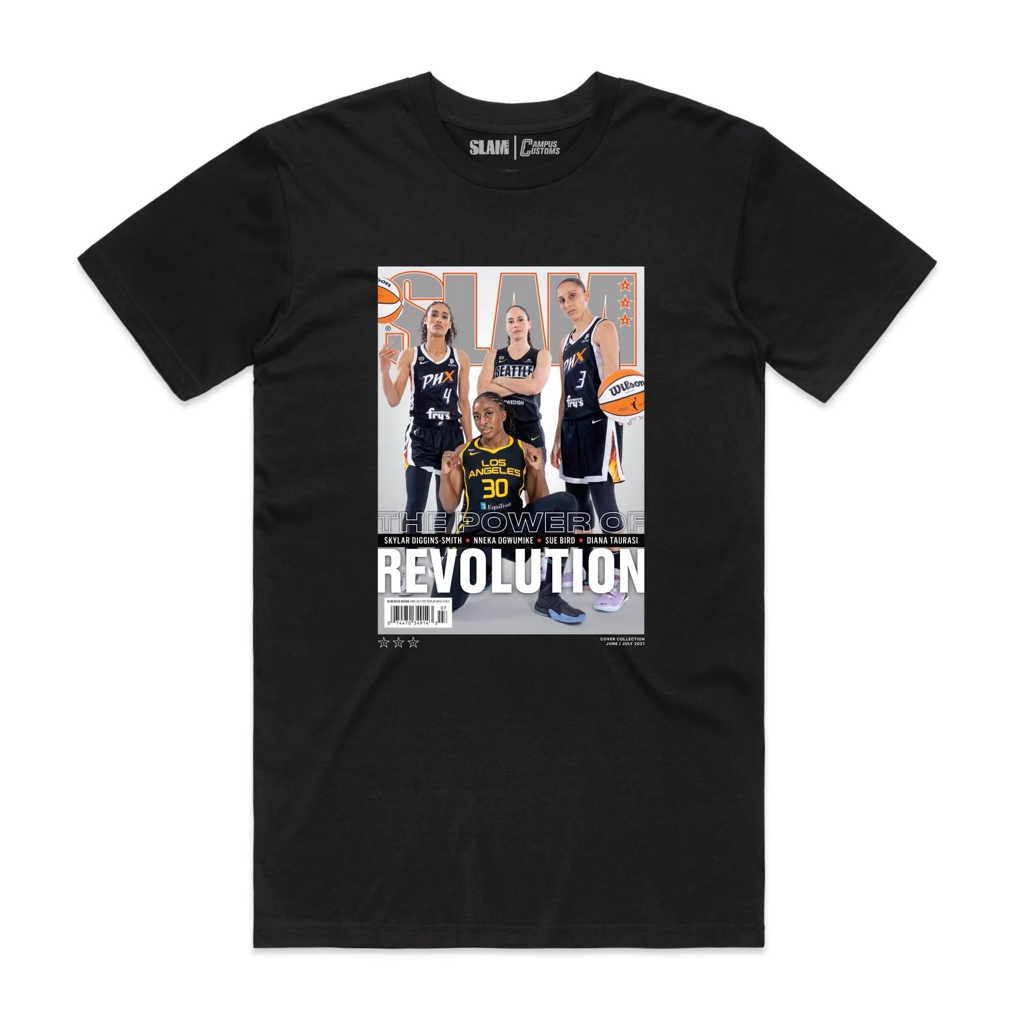 SLAM Cover Tee - Skylar, Nneka, Sue   Diana (SLAM 232)