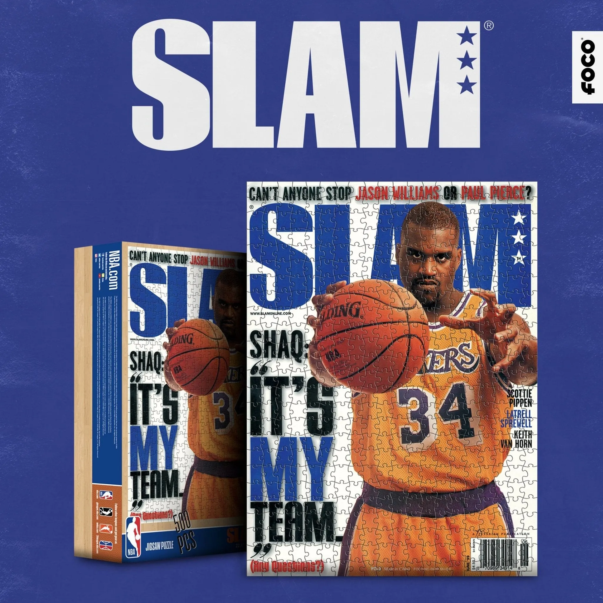 SLAM Puzzle - Shaq - It's My Team