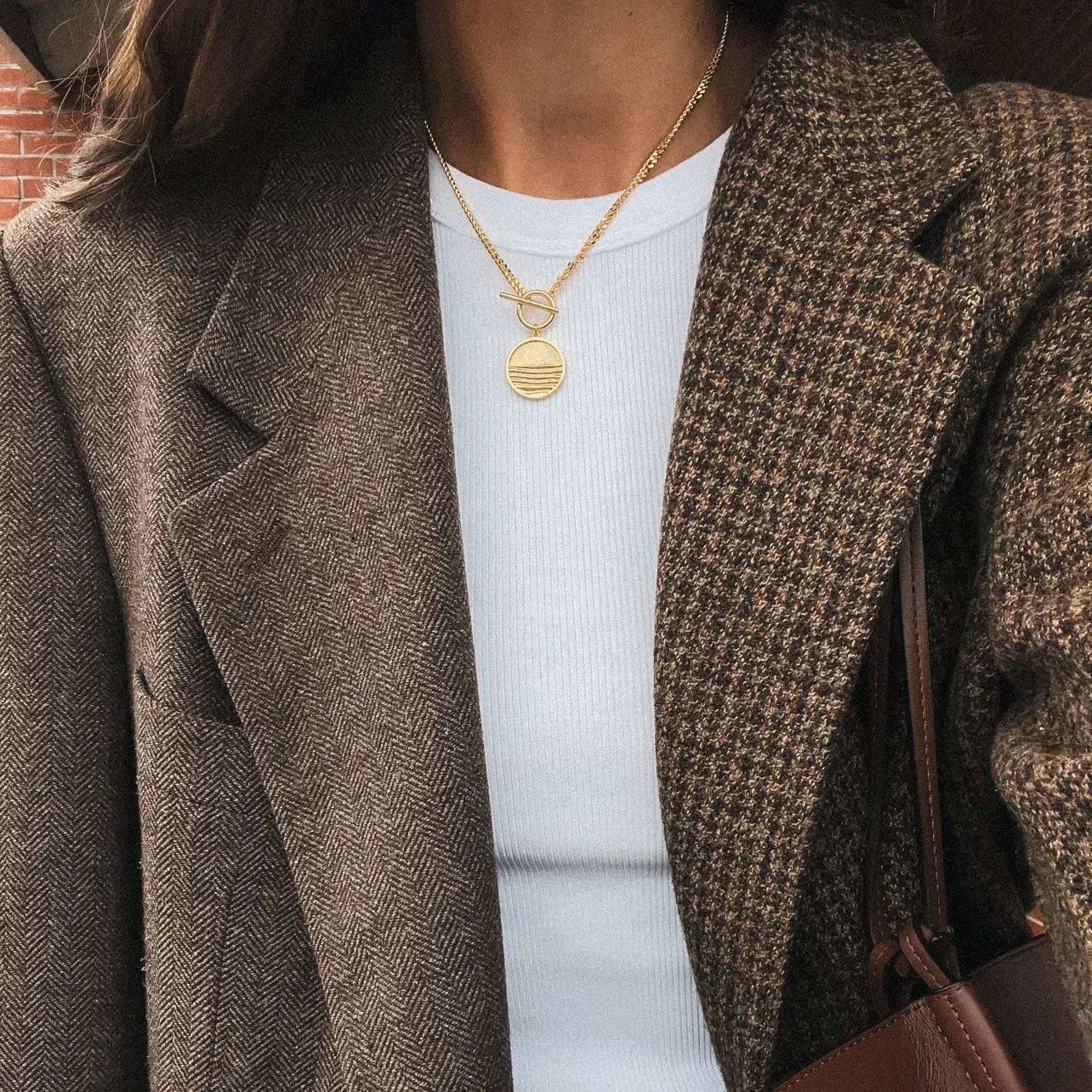 Solana Coin Toggle Necklace