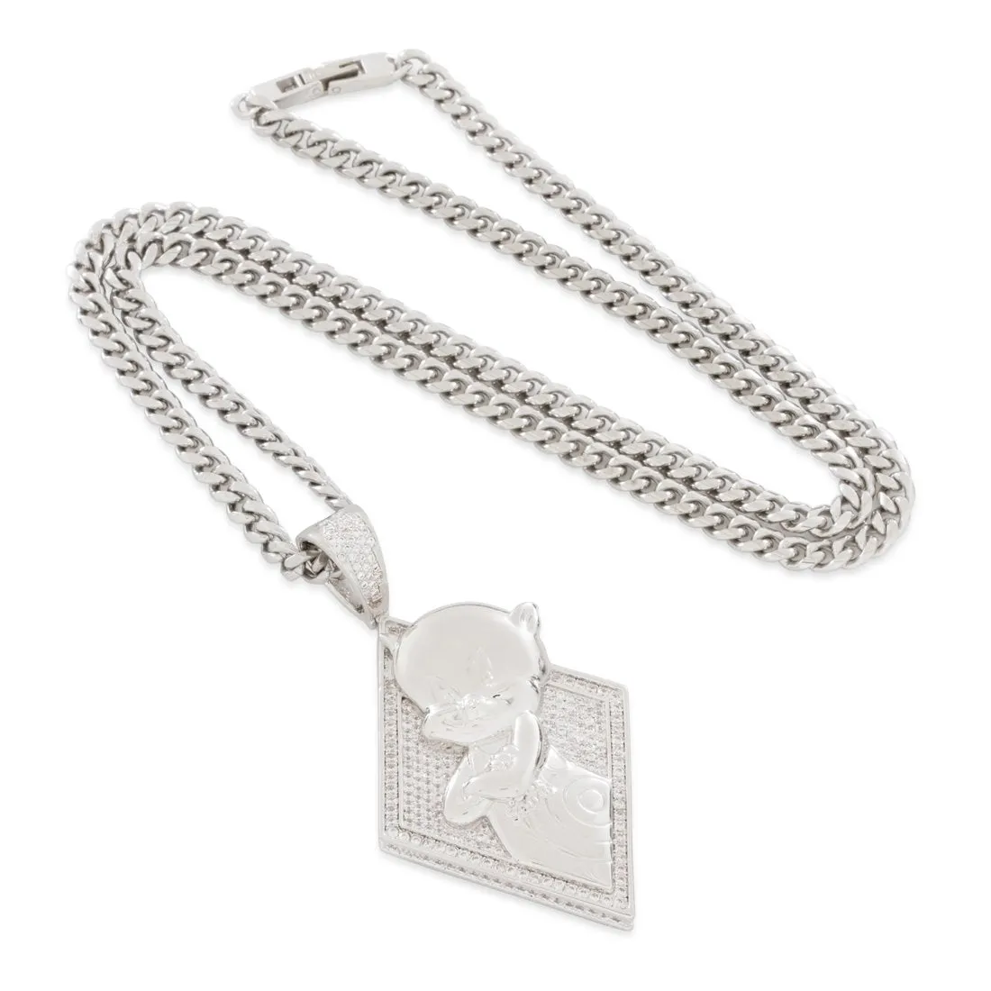 Space Jam x King Ice - Porky Pig Necklace