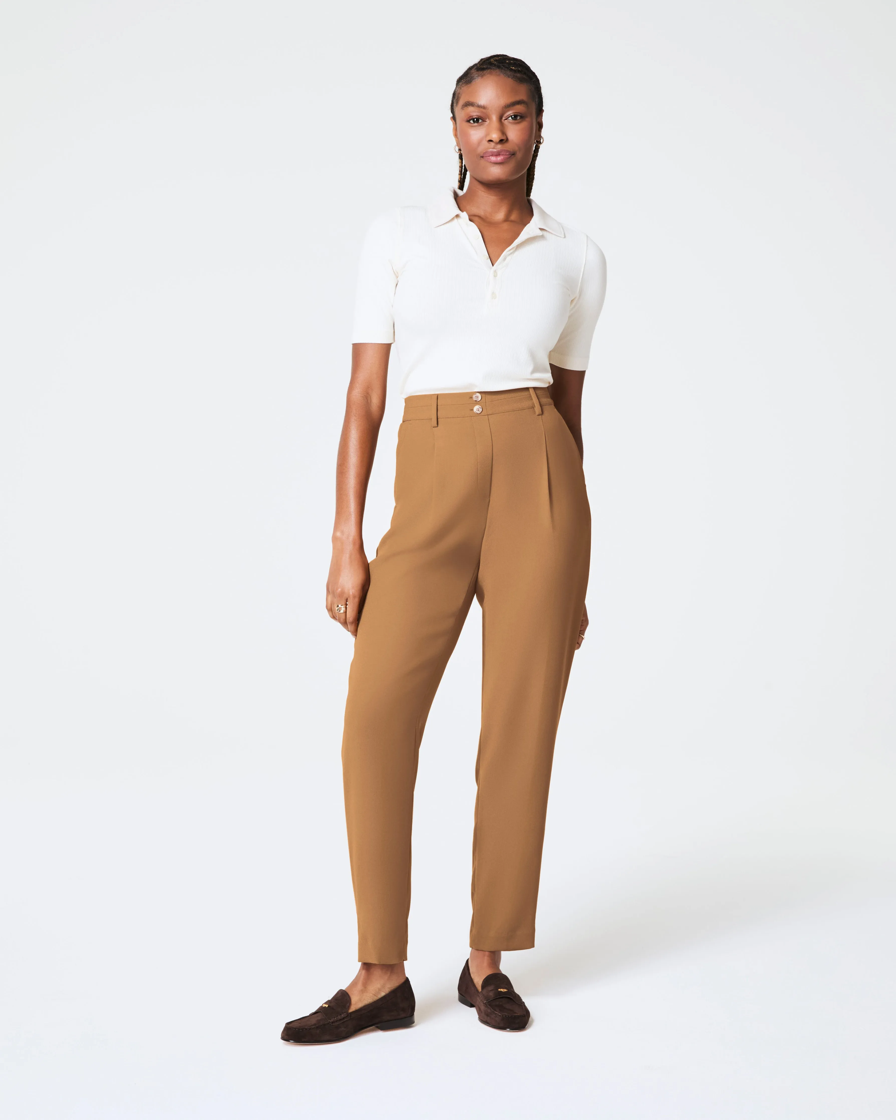 SPANX® Carefree Crepe Tapered Ankle Pant