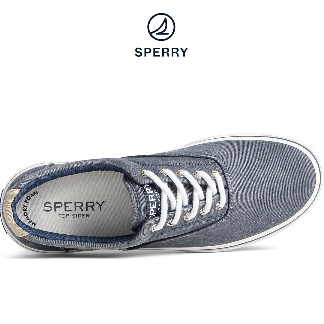 Sperry Men's Halyard Saltwashed Sneaker - Navy (STS23582)