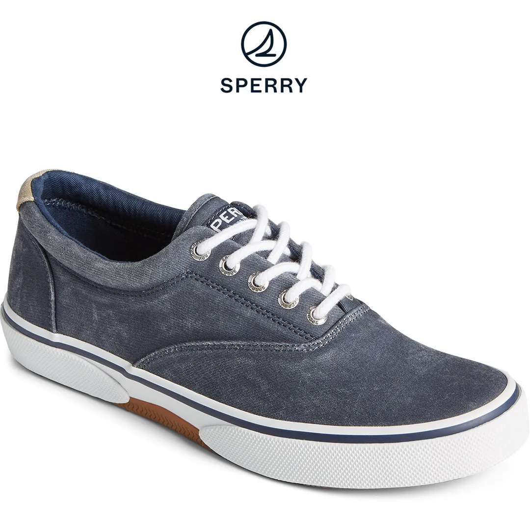 Sperry Men's Halyard Saltwashed Sneaker - Navy (STS23582)