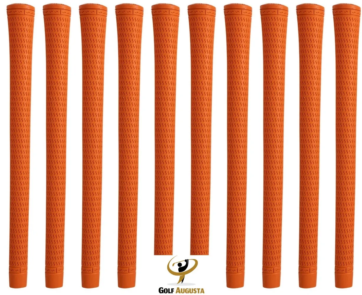 Star Sidewinder Standard Orange Golf Grips Made in the USA Quantity = 10