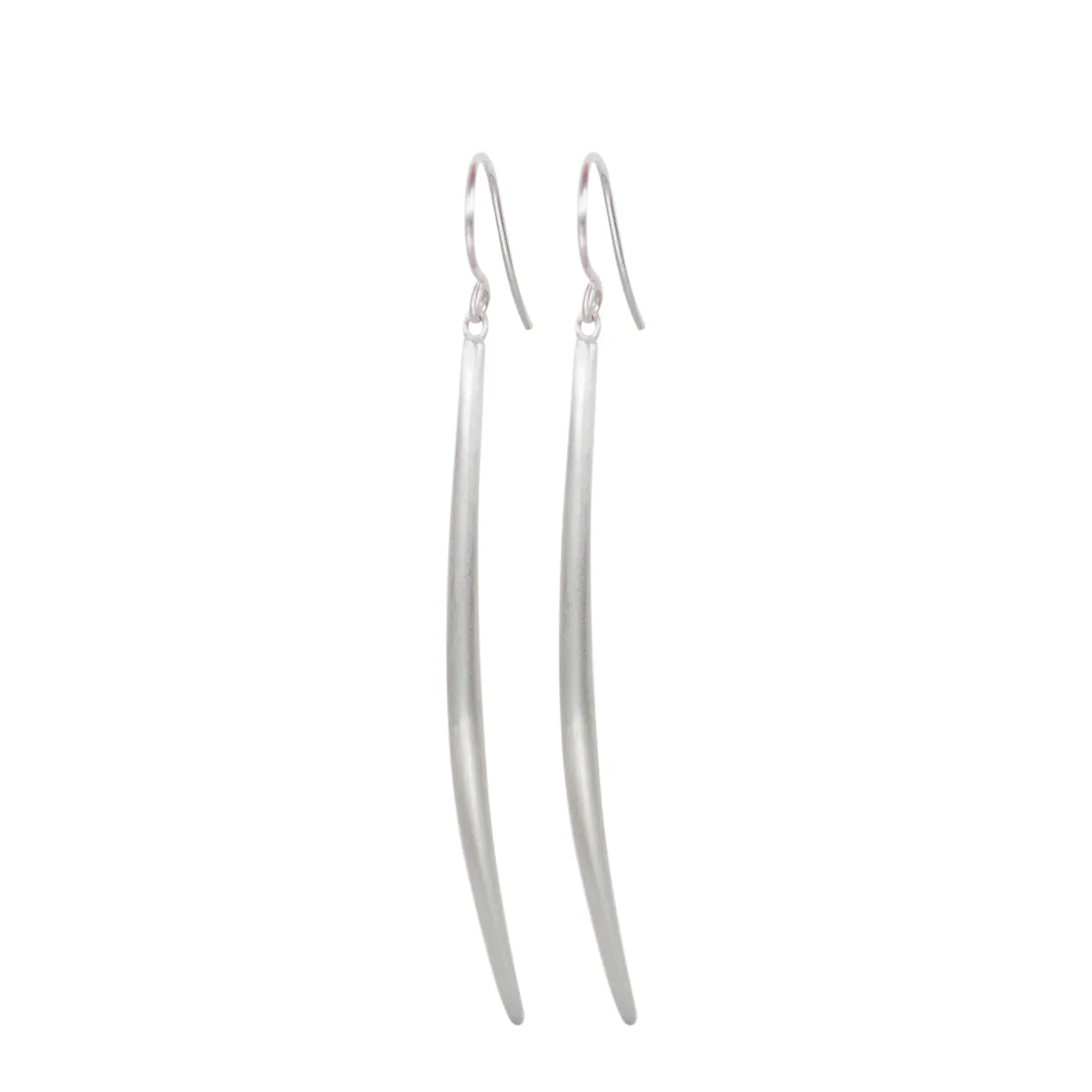 Sterling Silver Single Bar Earrings