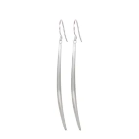 Sterling Silver Single Bar Earrings