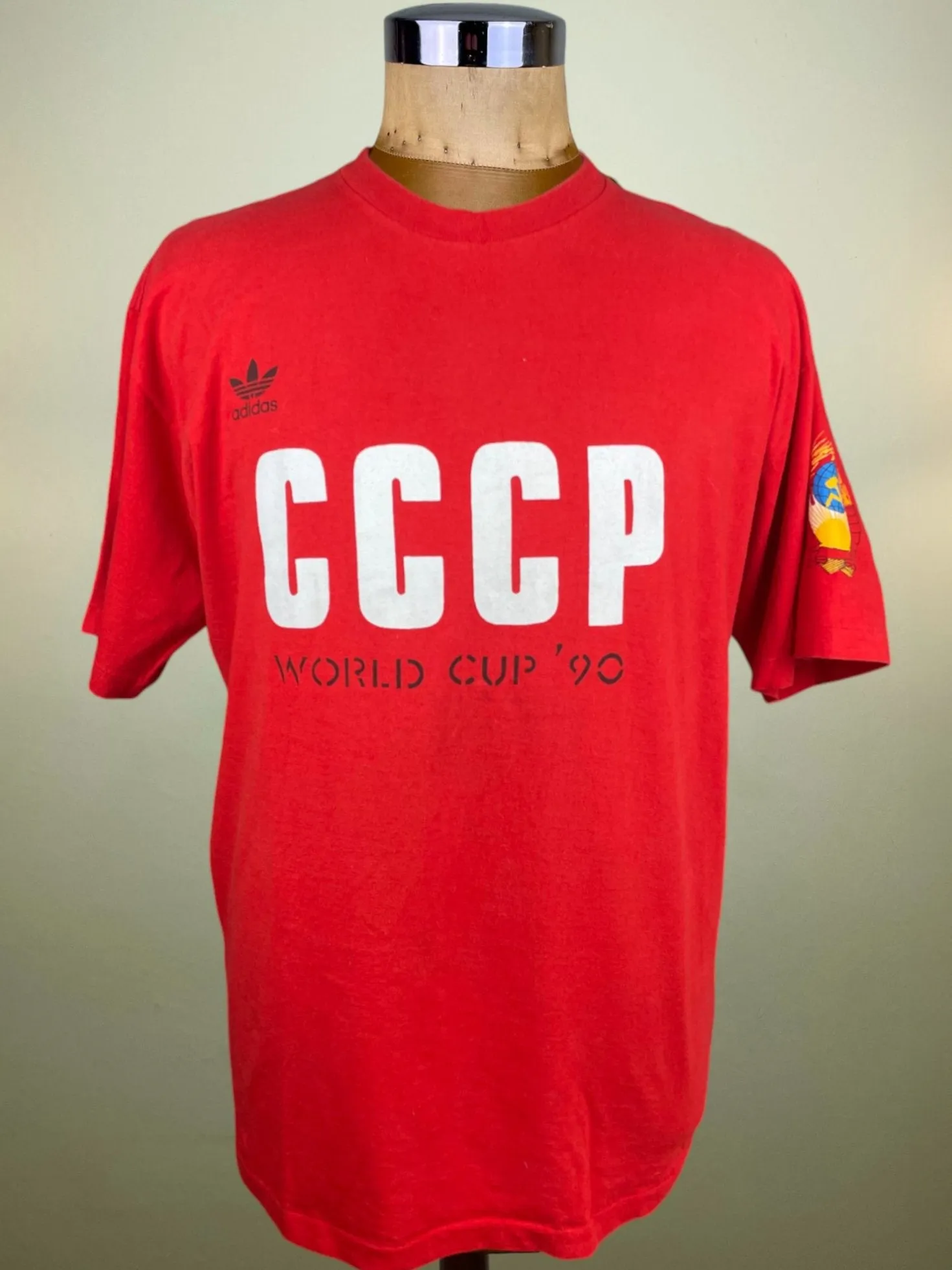 T-Shirt | 1990 | USSR | Italia 90 Official Adidas T-Shirt