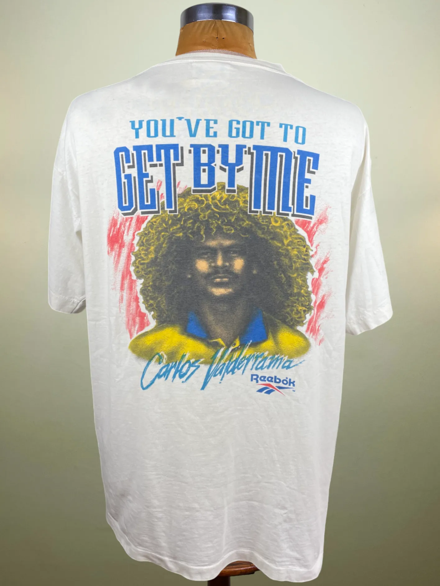 T-Shirt | 1994 | Columbia | World Cup 94 Carlos Valderrama Reebok Official T-Shirt