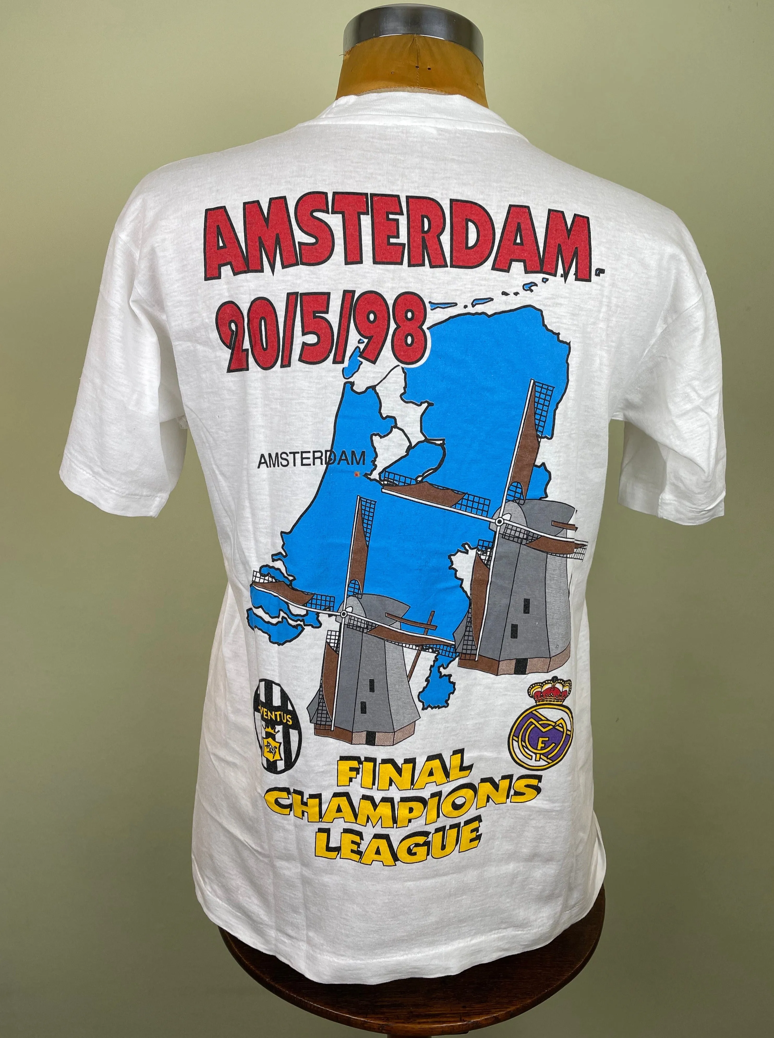 T-Shirt | 1998 | Juventus vs Real Madrid | European Cup Final | Bootleg T-Shirt