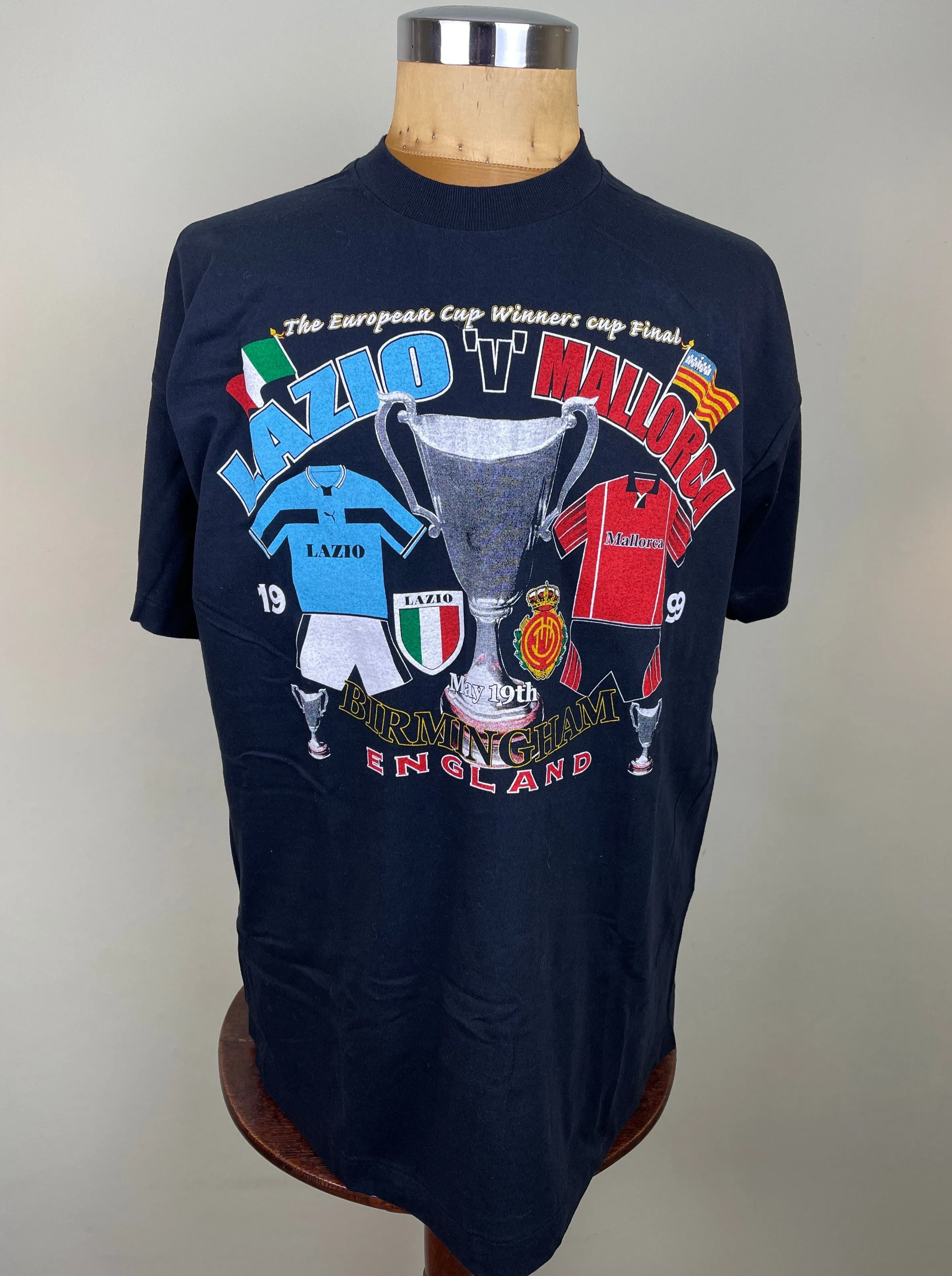 T-Shirt | 1999 | Lazio vs Mallorca | Cup Winners Cup Final | Bootleg T-Shirt