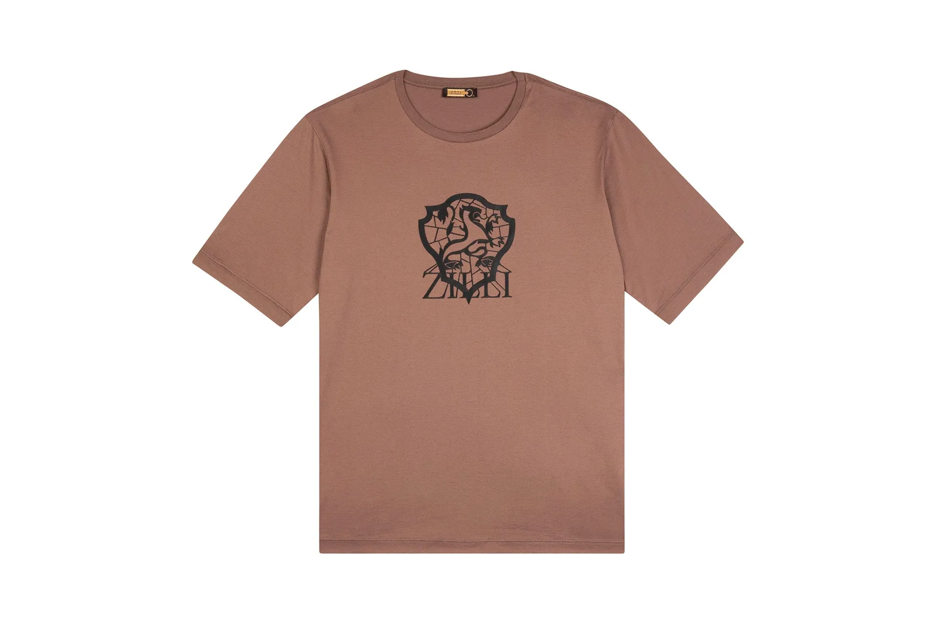 T-shirt with lambskin Griffon design