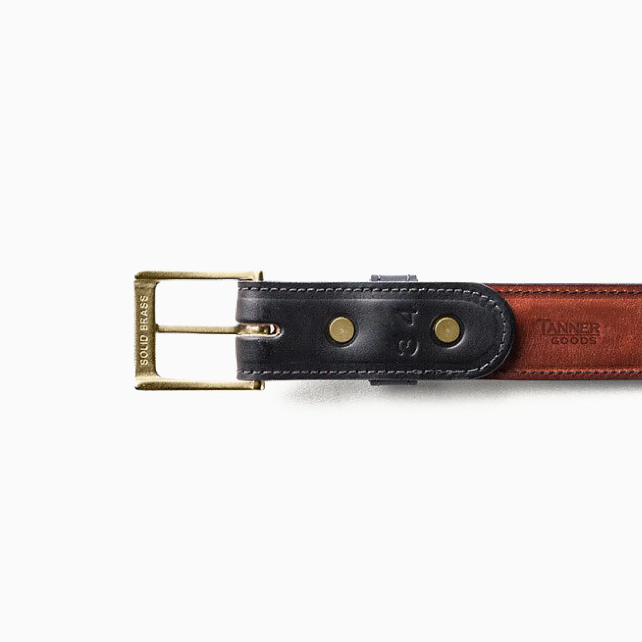 Tanner Goods Black Dress Belt