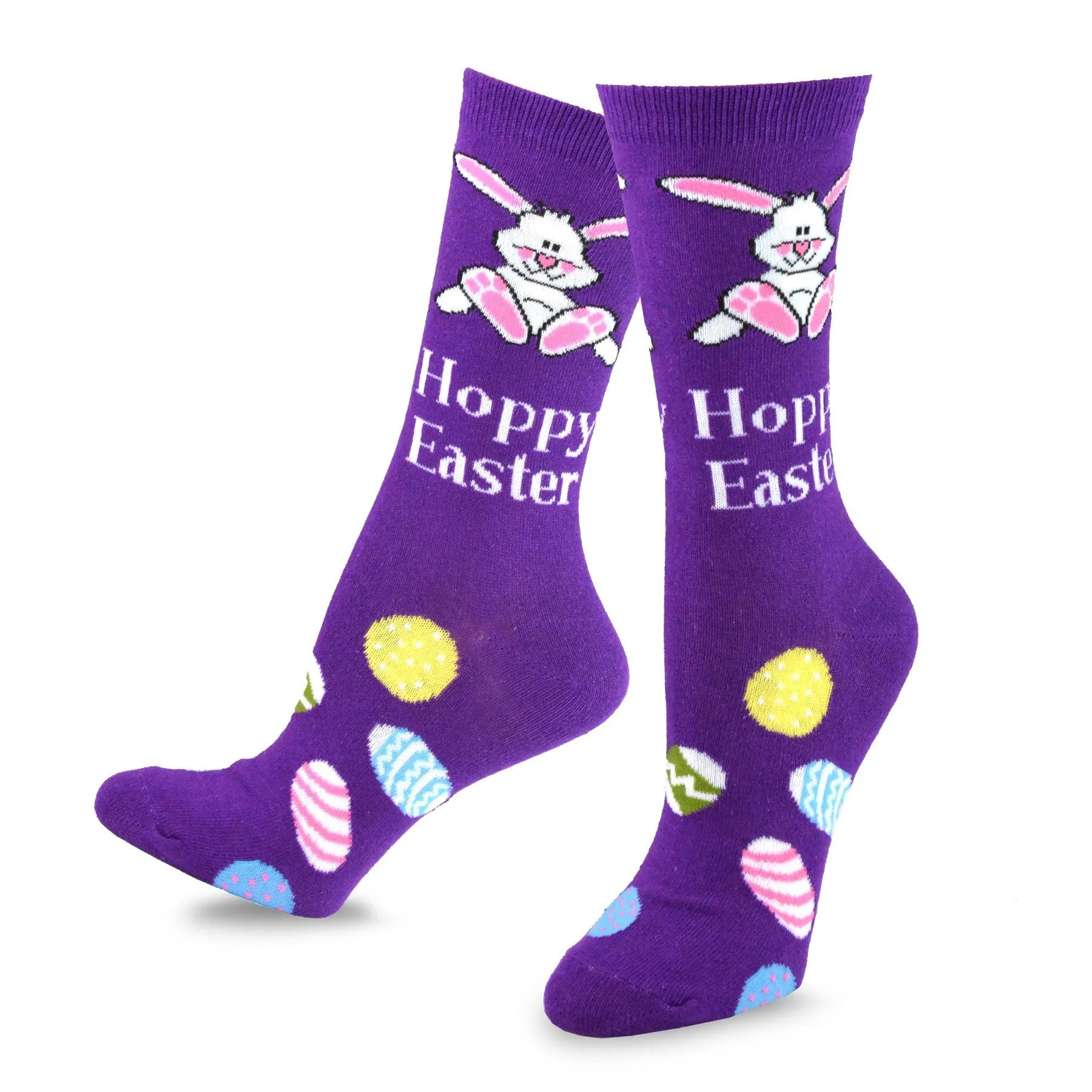 TeeHee Socks Women's Easter Cotton Crew Assorted 6-Pack (11941)