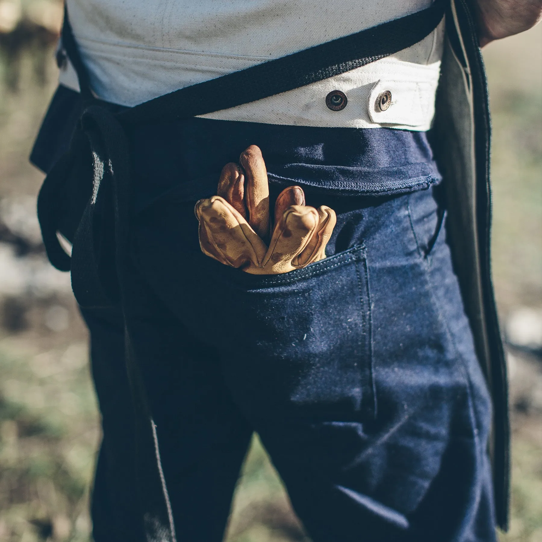 The Camp Pant in Indigo Selvage Twill