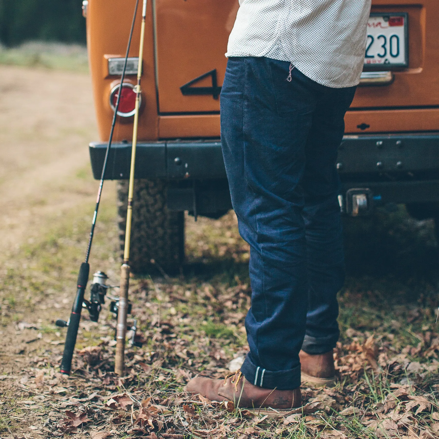 The Camp Pant in Indigo Selvage Twill