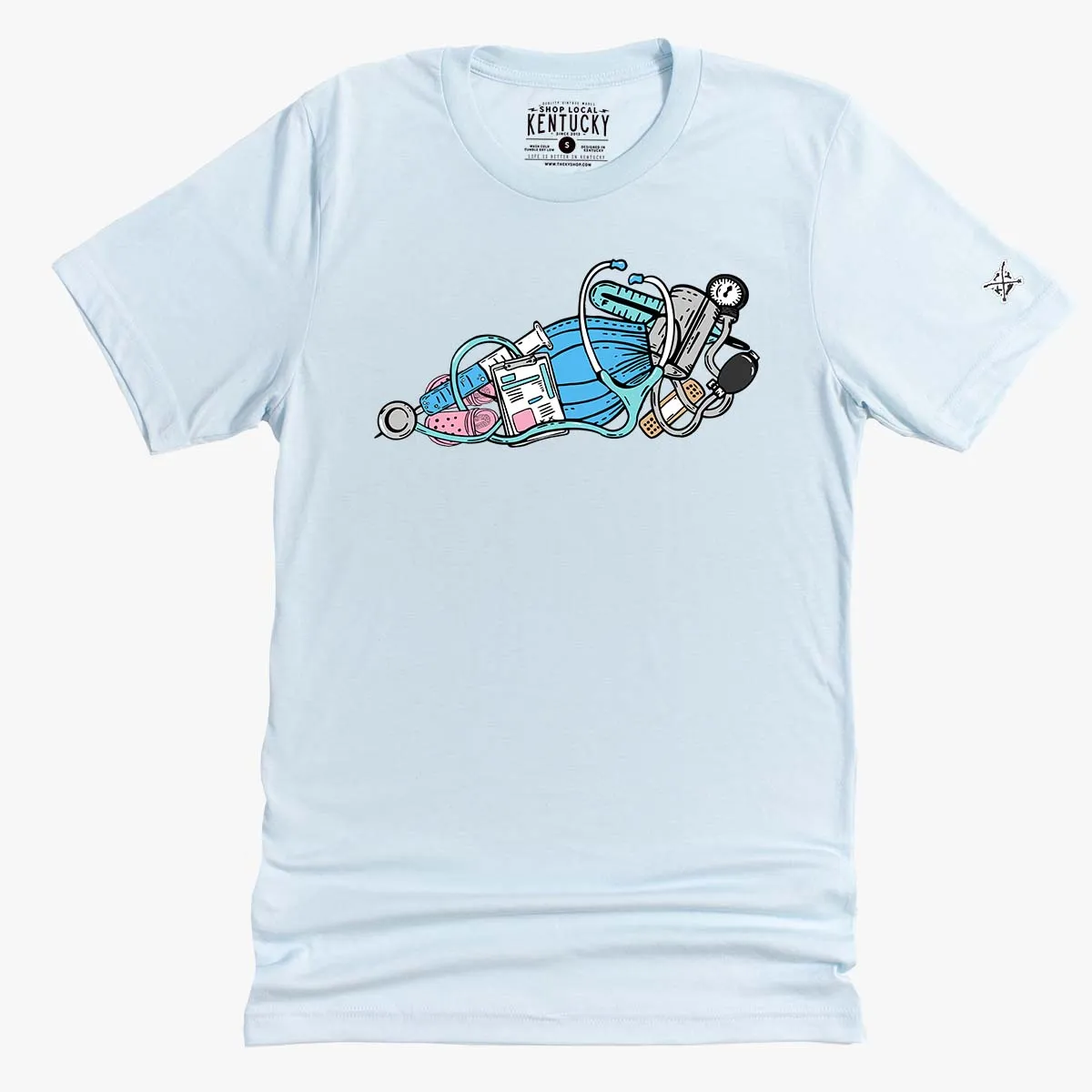 The Scrub Life Tee (Light Blue)