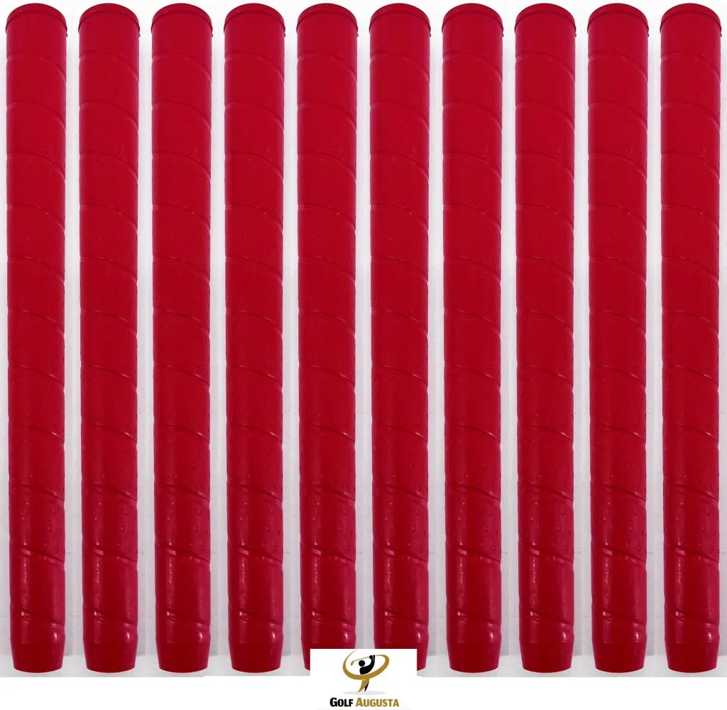 Tour Star   Oversize Red Golf Grips Made in the USA Quantity = 10