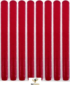 Tour Star   Standard Red Golf Grips Made in the USA Quantity = 8