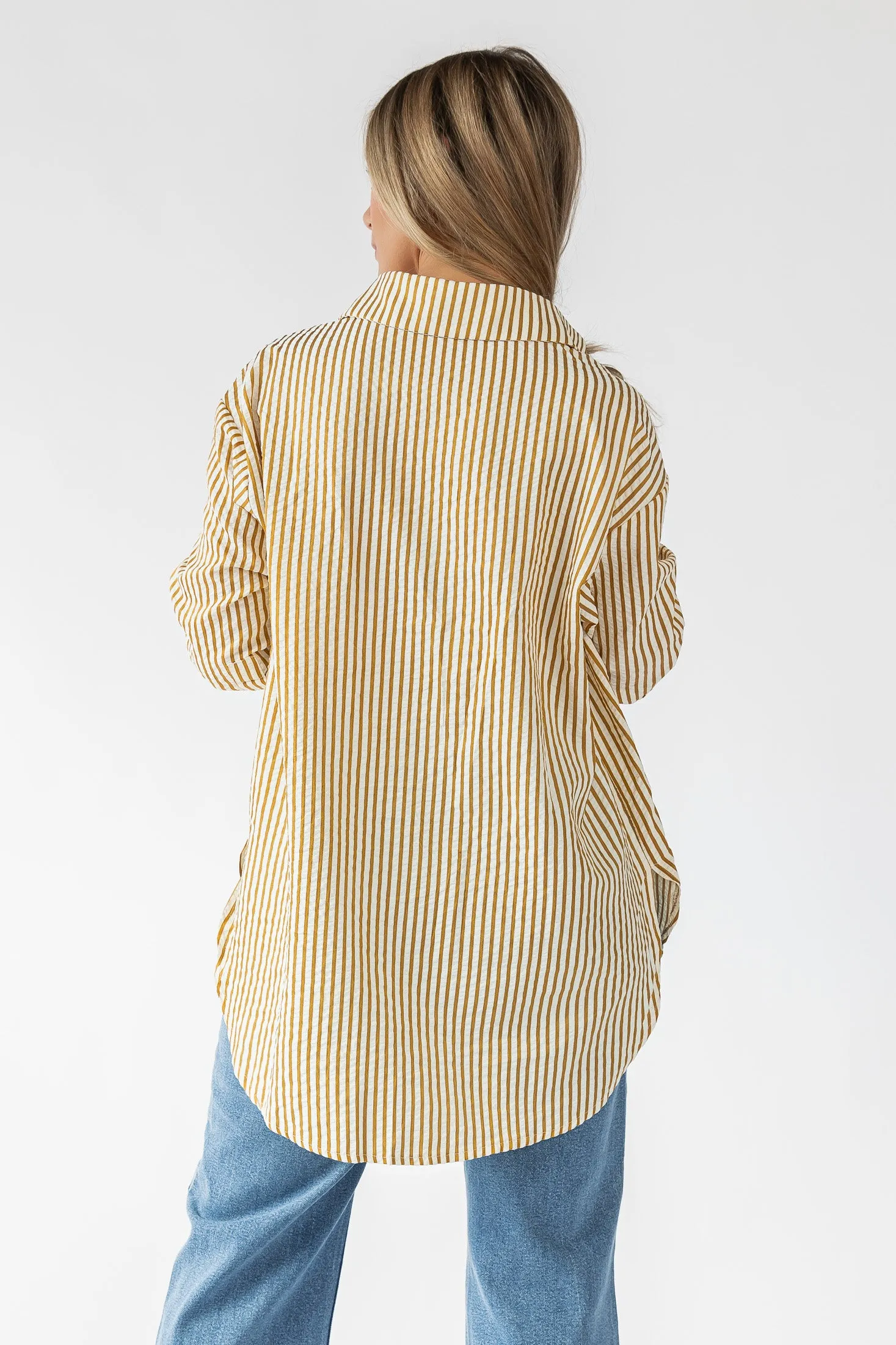 Wesley Gold Stripe Top